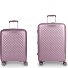  Queens 4 wheels Suitcase set 2-piece with expansion pleat Variant lila