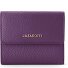  Bologna Leather Wallet Genuine Leather 12 cm Variant purple