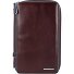  Blue Square travel passport case leather 14 cm Variant mahogany