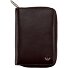 Capri Wallet RFID protection Leather 8 cm Variant dunkelbraun  Capri Wallet RFID protection Leather 8 cm Variant dunkelbraun