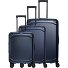  Millennium 4 wheels Suitcase set 3-piece with expansion pleat Variant navy