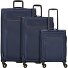 Travel Line 9704 4 wheels Suitcase set 3-piece with expansion pleat Variant dark blue Travel Line 9704 4 wheels Suitcase set 3-piece with expansion pleat Variant dark blue