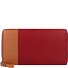  Nappa Wallet RFID protection Leather 19.5 cm Variant red-tan