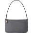  Bologna Leather Clutch Shoulder Bag, Leather, 22 cm Variant grey
