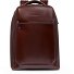 Blue Square Daypack Leather 42 cm Laptop compartment Variant mahogany