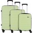 Travel Line 4100 4 wheels Suitcase set 3-piece Variant lime green Travel Line 4100 4 wheels Suitcase set 3-piece Variant lime green