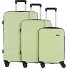  Travel Line 4100 4 wheels Suitcase set 3-piece Variant lime green