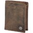  Vintage wallet leather 9.5 cm Variant dunkelbraun