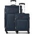  Beaumont 4-wheel Suitcase Set (S+L) expandable gusset Variant navy