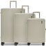  Ultima 4 wheels Suitcase set 3-piece with expansion pleat Variant beige