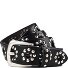  Studded belt Genuine Leather Variant black | 80 cm