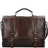  Roma briefcase leather 39 cm laptop compartment Variant braun