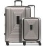  Essentials 14 4-wheel suitcase set 2 pcs. laptop compartment with expansion fold Variant coffee grey metallic