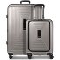  Essentials 14 4-wheel suitcase set 2 pcs. laptop compartment with expansion fold Variant coffee grey metallic