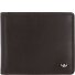  Polo Wallet RFID protection Genuine Leather 12 cm Variant dunkelbraun