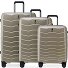  Exo 4 wheels Suitcase set 3-piece Expandable Variant champagne