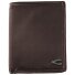  Vegas wallet leather 10 cm Variant braun