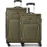  Beaumont 4-wheel Suitcase Set (M+L) expandable gusset Variant olive
