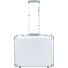  2-Wheeled briefcase with Aluminum Laptop Compartment, 37 cm Variant silber matt