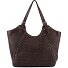  Calm Weave Shopper Bag Genuine Leather 45 cm Variant dark chocolate