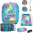  Genius Exklusiv Safety Light School bag set Variant Happy Rainbow