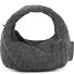  Greta Micro weave Handbag Genuine Leather 20 cm Variant asphalte