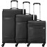Jazz 4.0 4 wheels Suitcase set 3-piece with expansion pleat Variant schwarz Jazz 4.0 4 wheels Suitcase set 3-piece with expansion pleat Variant schwarz
