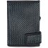  Credit card holder RFID leather 7 cm Variant schwarz-türkis