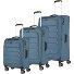  Skaii 4 roll suitcase set 3pcs. Variant panoramablau
