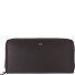  Polo Wallet RFID protection Genuine Leather 20 cm Variant dunkelbraun