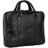  Bergamo Briefcase Genuine Leather 38 cm Laptop compartment Variant schwarz