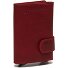  Portland Credit card case RFID protection Leather 7 cm Variant rot