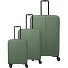  Air Stripe 4 wheels Suitcase set 3-piece with expansion pleat Variant green