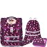  Perfecto School bag set 5-piece Variant Ruby