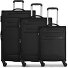 Chicago 4 wheels Suitcase set 3-piece with expansion pleat Variant black Chicago 4 wheels Suitcase set 3-piece with expansion pleat Variant black