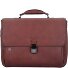  Black Square briefcase leather 40 cm laptop compartment Variant cuoio tabacco
