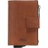 Loreto C-Four Credit card case RFID protection Leather 7 cm Variant darkbrown Loreto C-Four Credit card case RFID protection Leather 7 cm Variant darkbrown