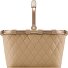  Carrybag shopping bag 48 cm Variant frame rhombus ginger