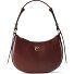  Half Moon Shoulder Bag Genuine Leather 26 cm Variant burgundy wine