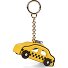  Bag tag leather 9 cm Variant yellow multi