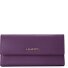  Bologna Leather Wallet Genuine Leather 19 cm Variant purple