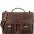  Briefcase leather 38 cm Variant braun-glatt