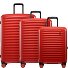  Oxygen 4 wheels Suitcase set 3-piece with expansion pleat Variant iconic red