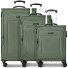  Melbourne 3.0 4-wheel suitcase set, 3-piece, with stretch fold Variant olive