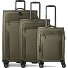  Travel Line 9704 4 wheels Suitcase set 3-piece with expansion pleat Variant olive