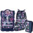 Ergo Compacto School bag set 5-piece Variant In the garden Ergo Compacto School bag set 5-piece Variant In the garden