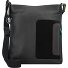  Shoulder bag leather 22 cm Variant  black/pace