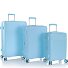  Pastel 4 wheels Suitcase set 3-piece Expandable Variant blue