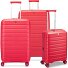  B-Flying Move 4 wheels Suitcase set 3-piece with expansion pleat Variant radiant red