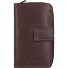  Donna Giulia wallet leather 10.5 cm Variant dunkelbraun